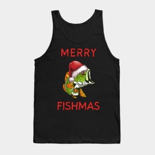 Merry Fishmas - Bass! Tank Top